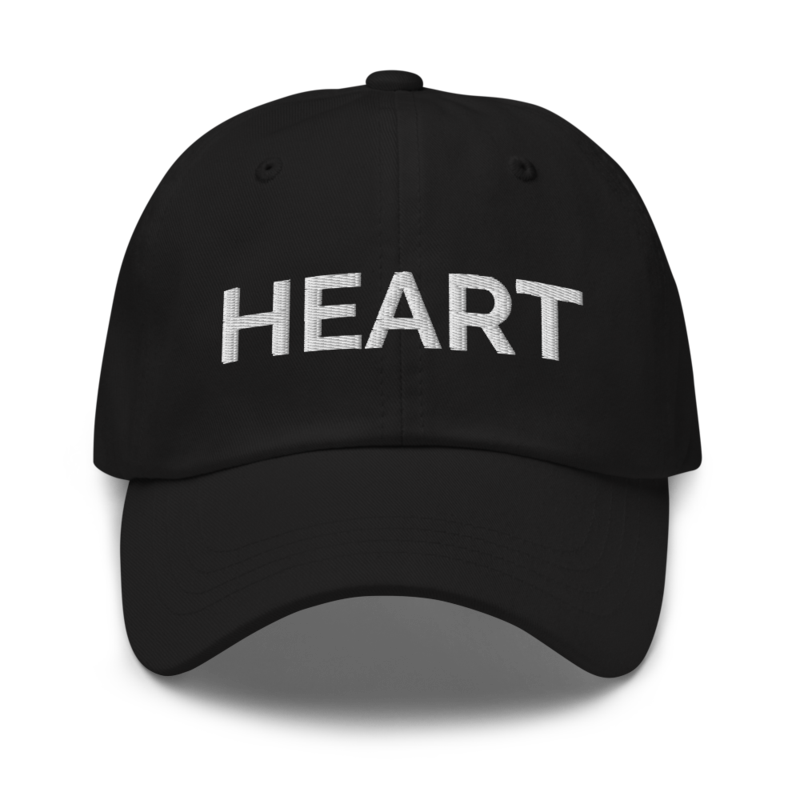 Heart Hat - Black