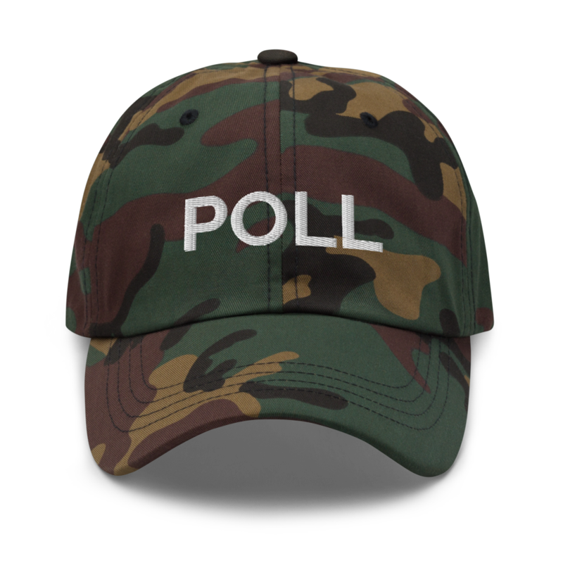 Poll Hat - Green Camo