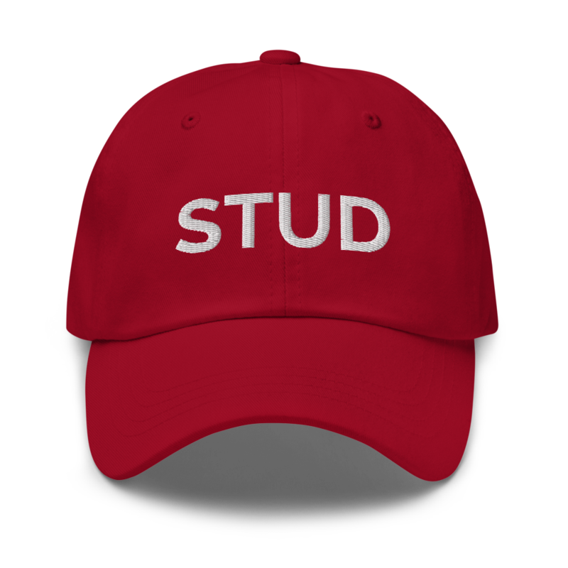 Stud Hat - Cranberry