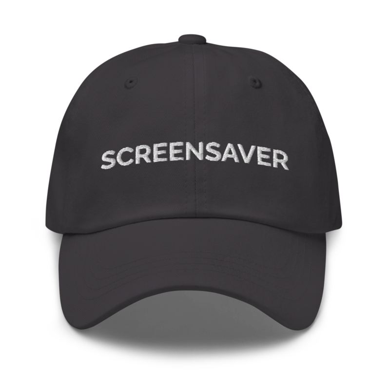 Screensaver Hat - Dark Grey