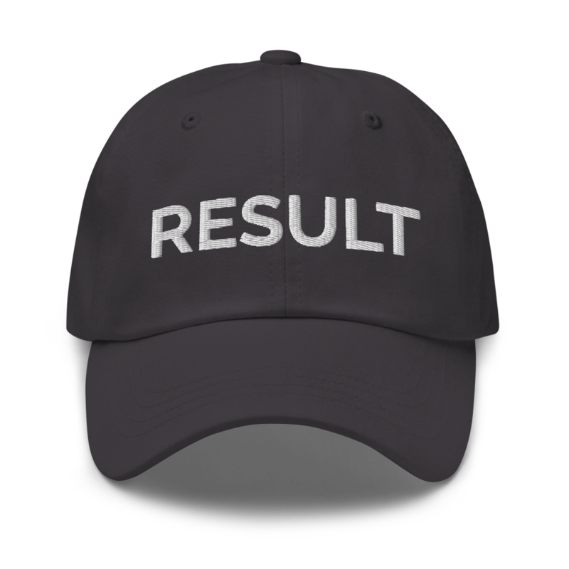 Result Hat - Dark Grey