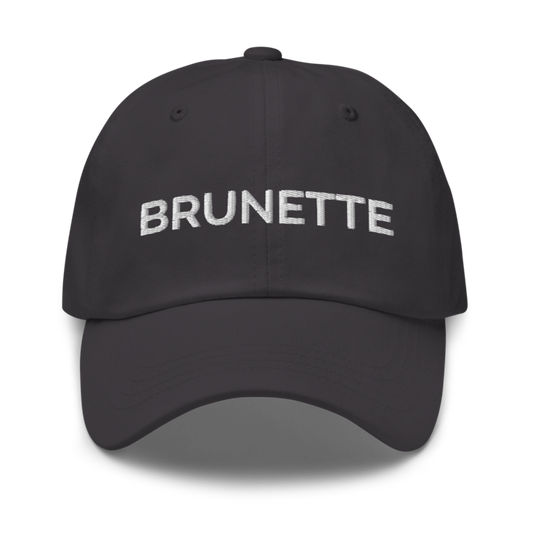 Brunette Hat - Dark Grey