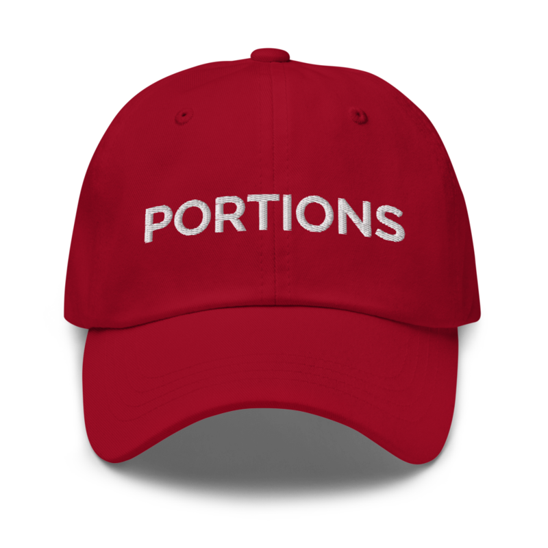 Portions Hat - Cranberry