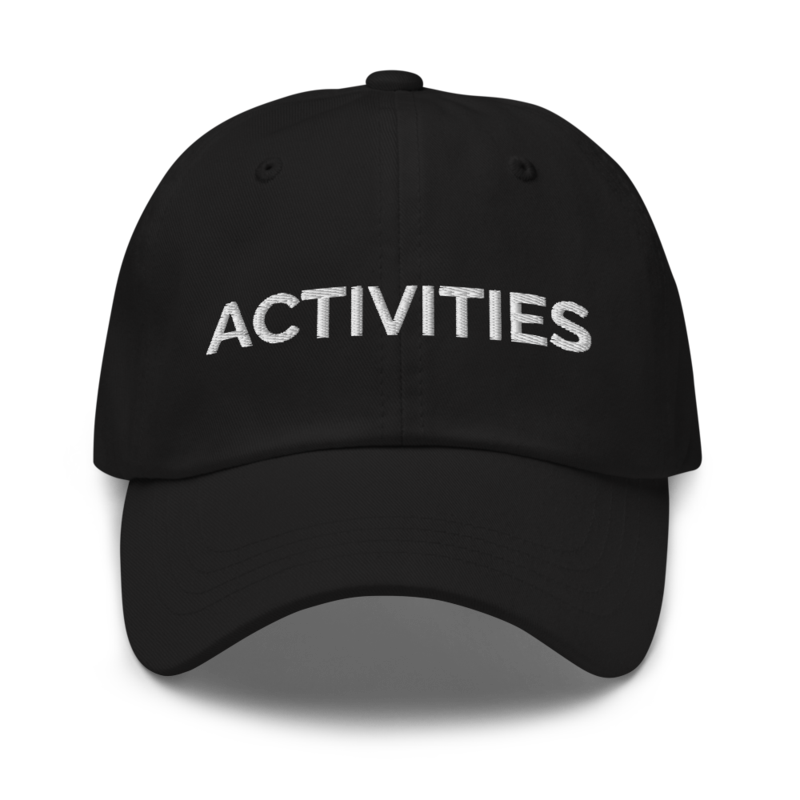 Activities Hat - Black