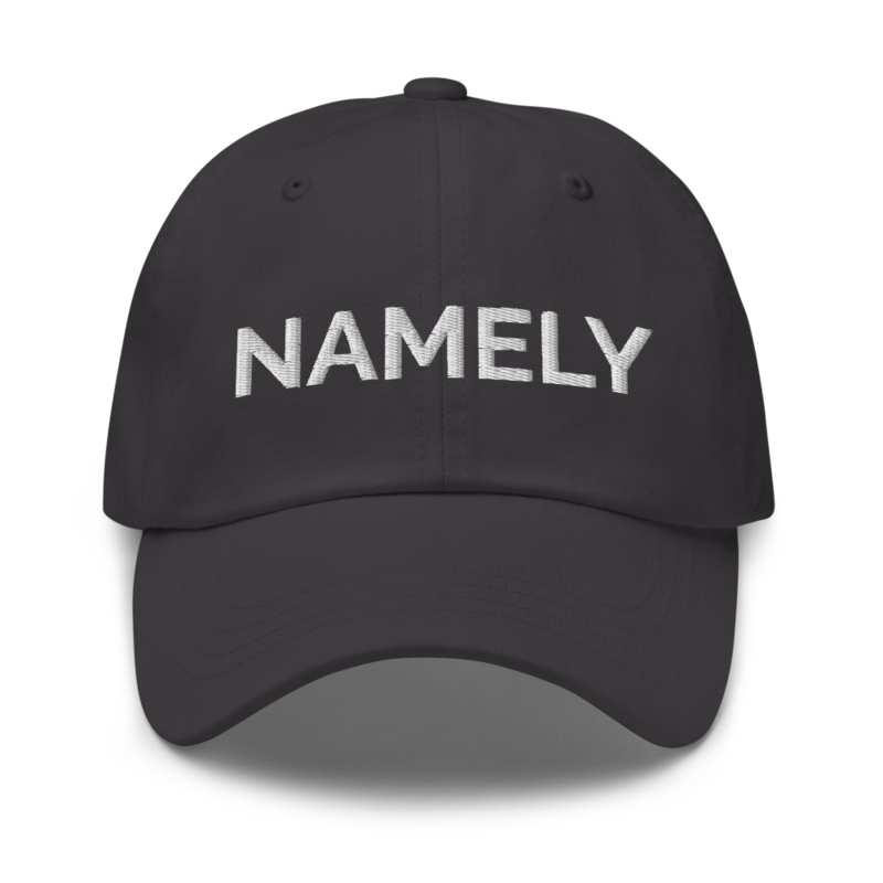 Namely Hat - Dark Grey