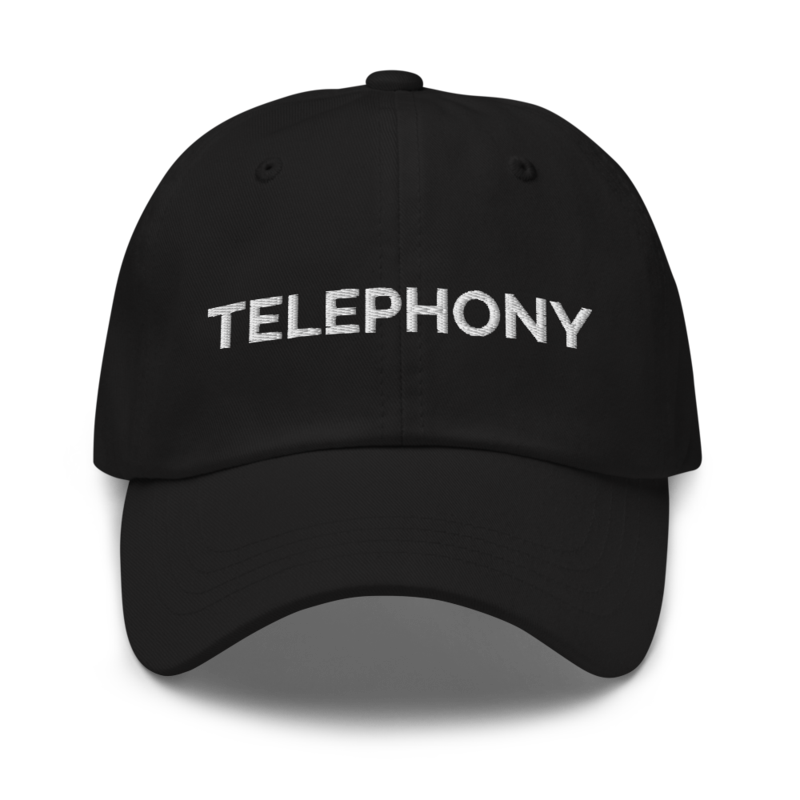 Telephony Hat - Black