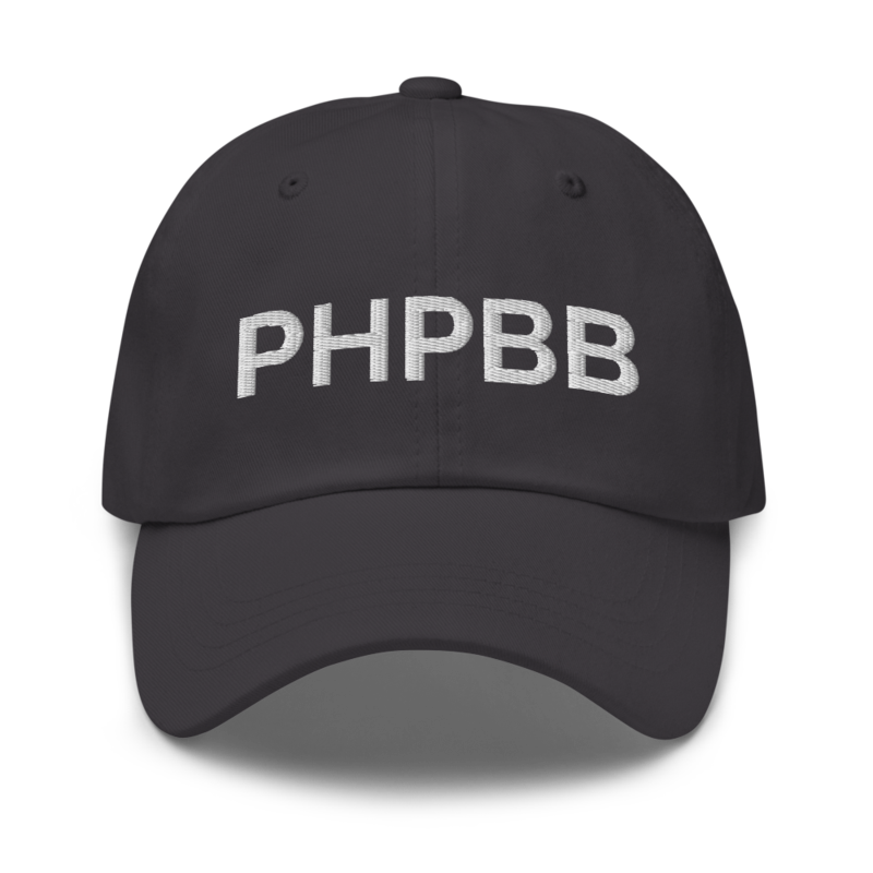 Phpbb Hat - Dark Grey