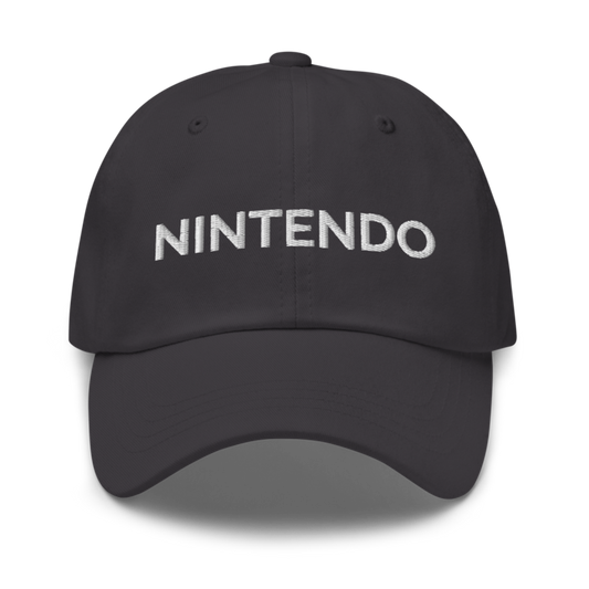 Nintendo Hat - Dark Grey
