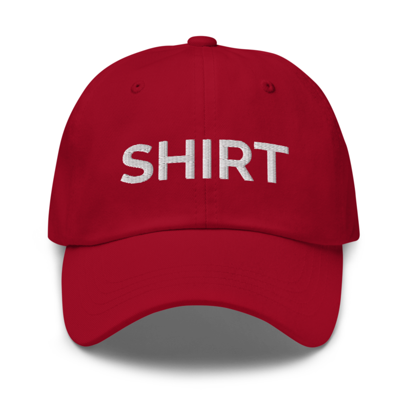 Shirt Hat - Cranberry