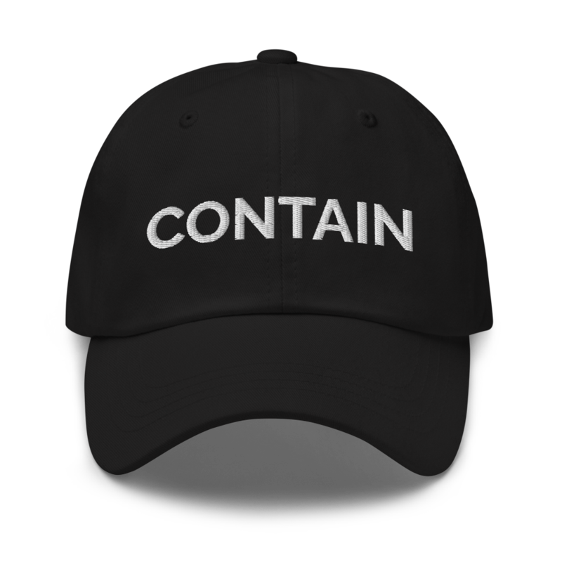 Contain Hat - Black