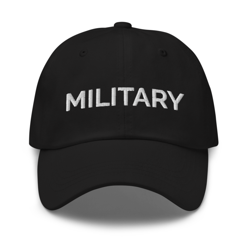 Military Hat - Black