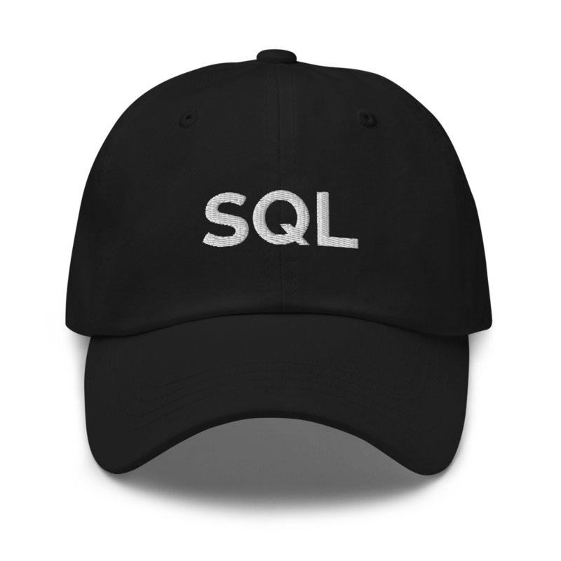 Sql Hat - Black