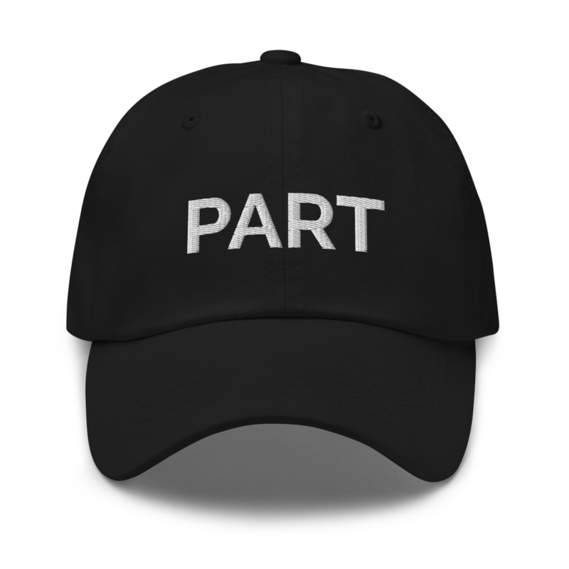 Part Hat - Black