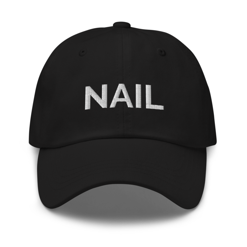 Nail Hat - Black