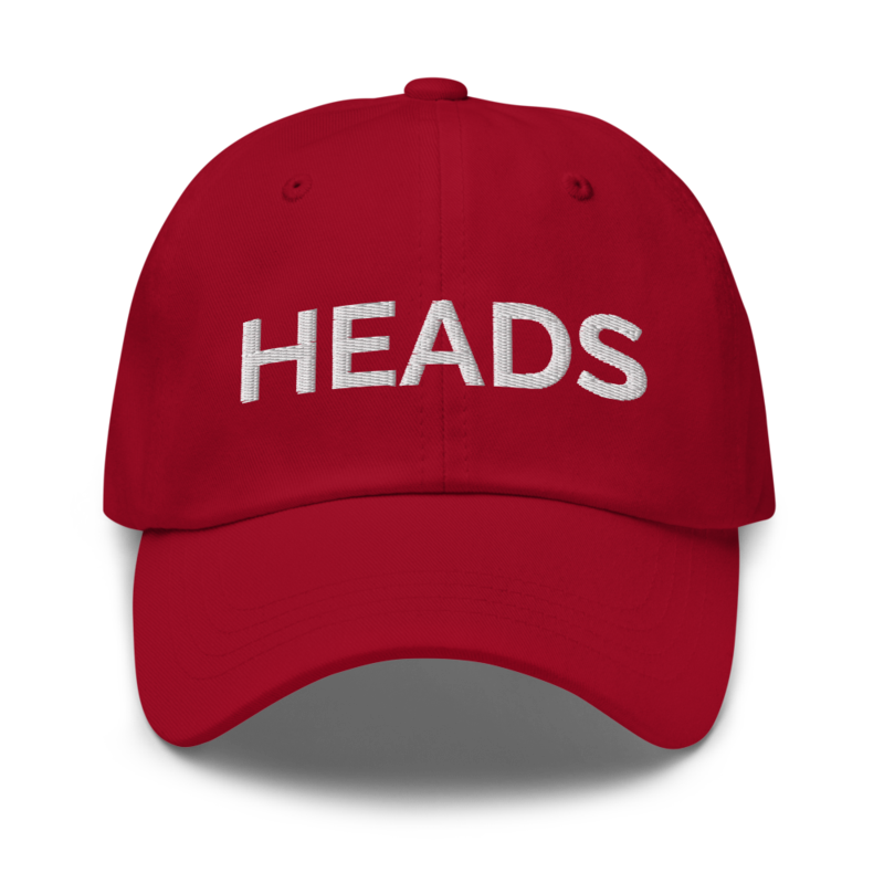 Heads Hat - Cranberry