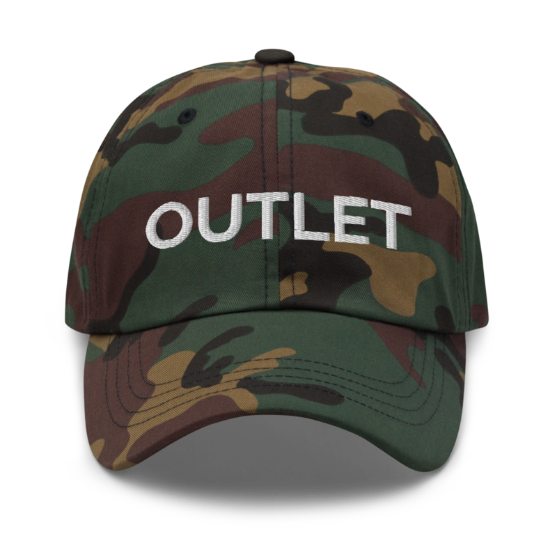 Outlet Hat - Green Camo