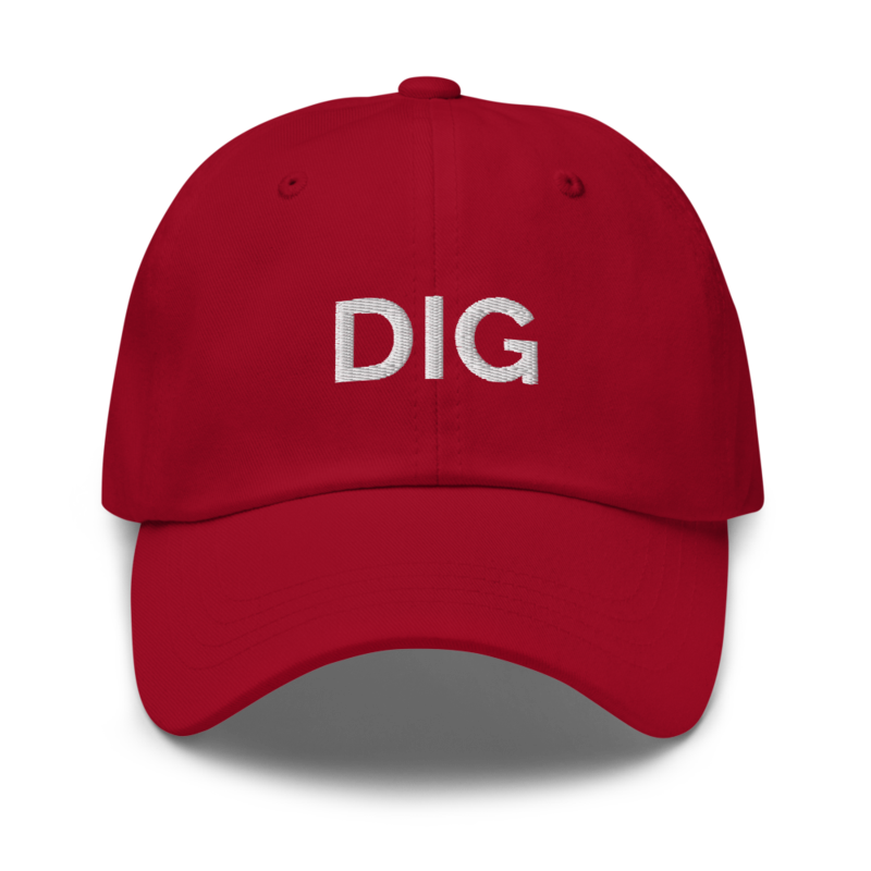 Dig Hat - Cranberry