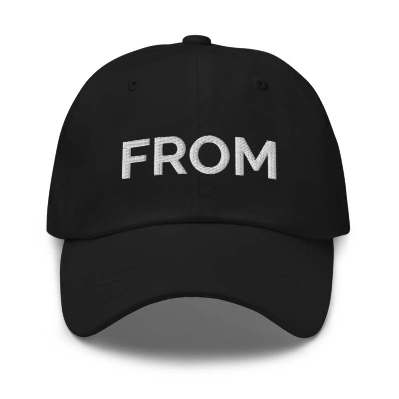 From Hat - Black