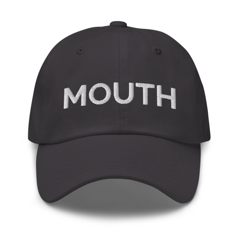 Mouth Hat - Dark Grey