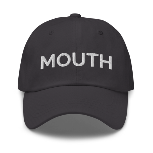 Mouth Hat - Dark Grey