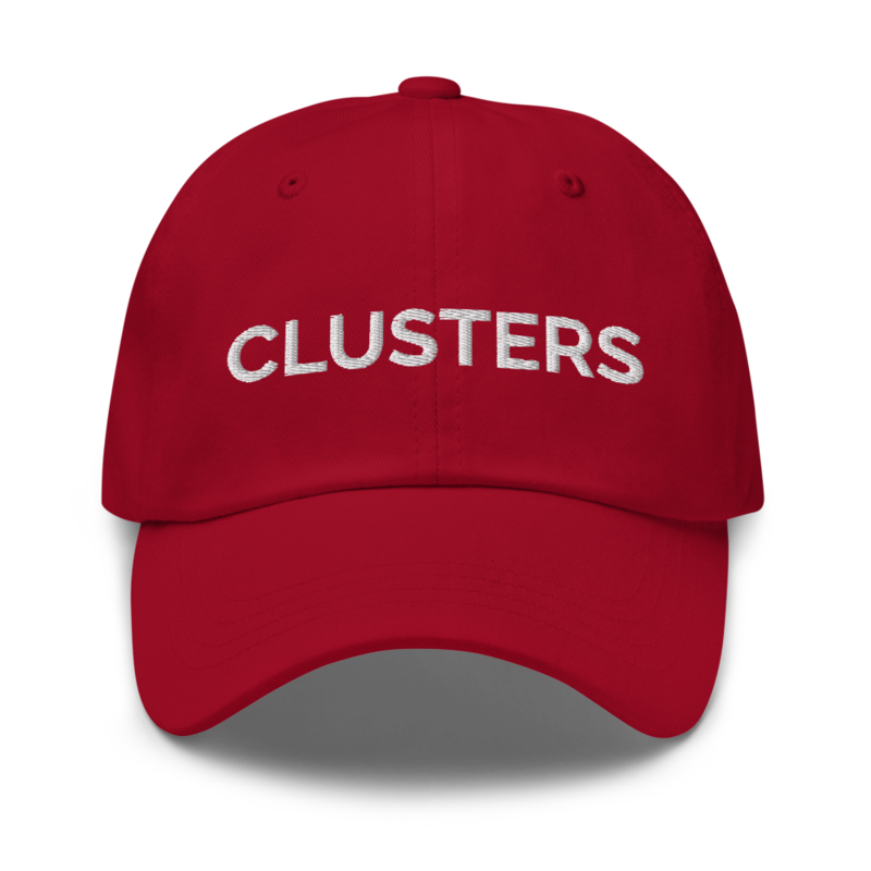 Clusters Hat - Cranberry