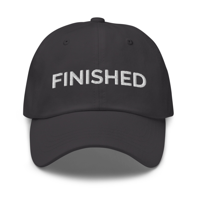 Finished Hat - Dark Grey