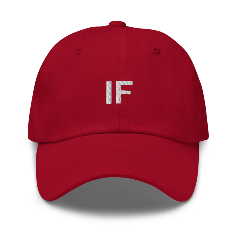 If Hat - Cranberry