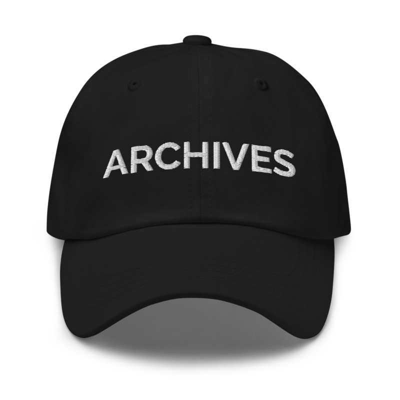 Archives Hat - Black