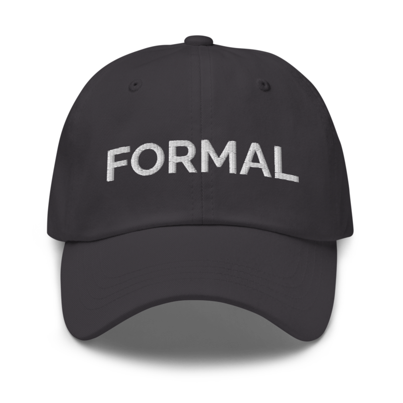 Formal Hat - Dark Grey