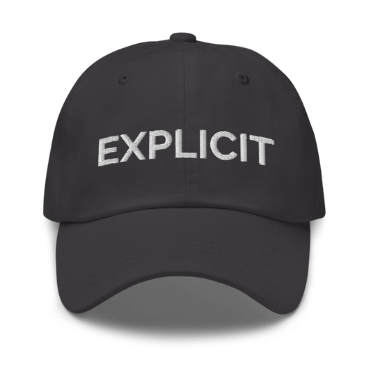 Explicit Hat - Dark Grey