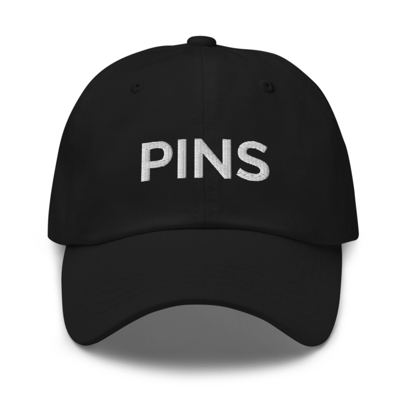 Pins Hat - Black