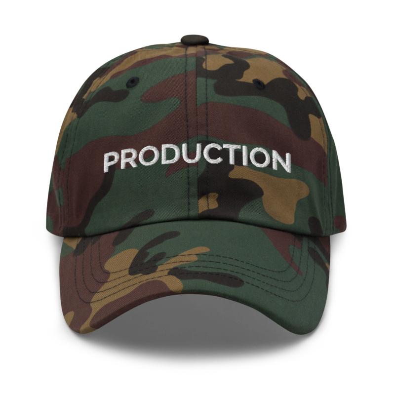 Production Hat - Green Camo