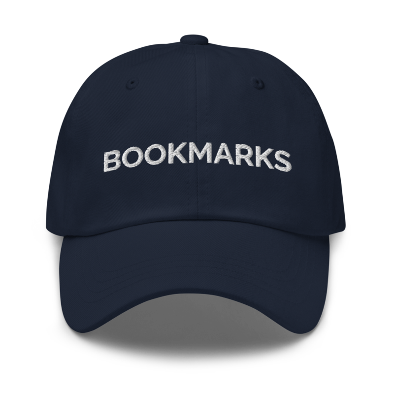 Bookmarks Hat - Navy