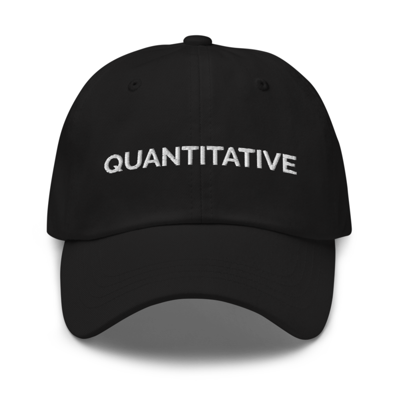 Quantitative Hat - Black