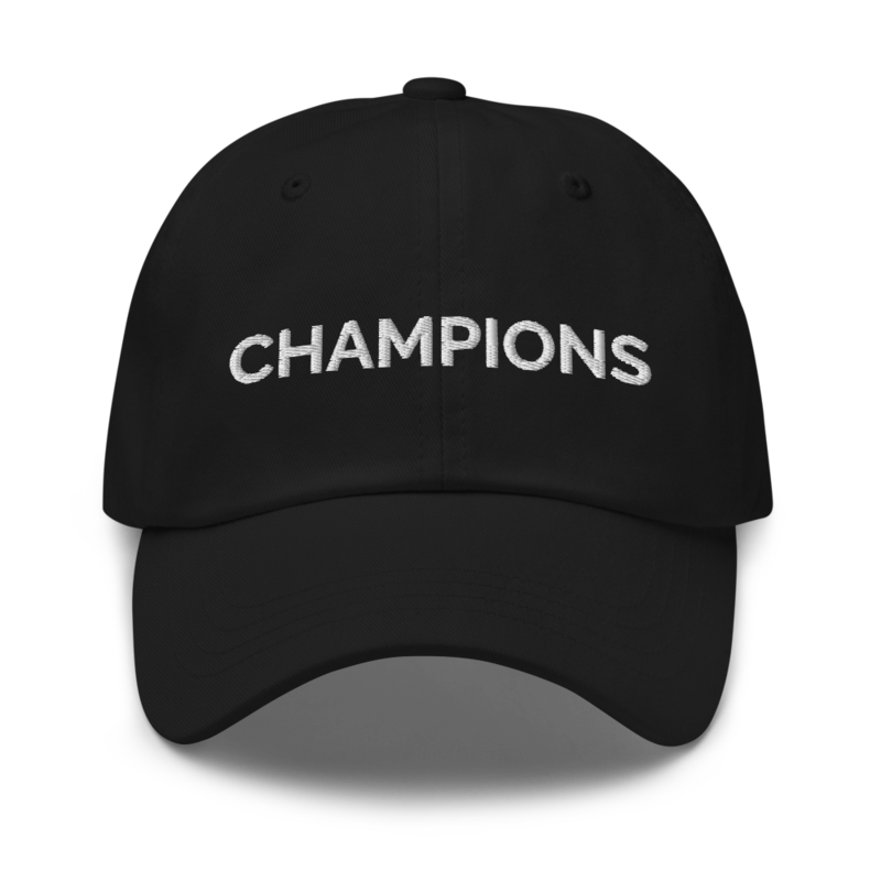 Champions Hat - Black