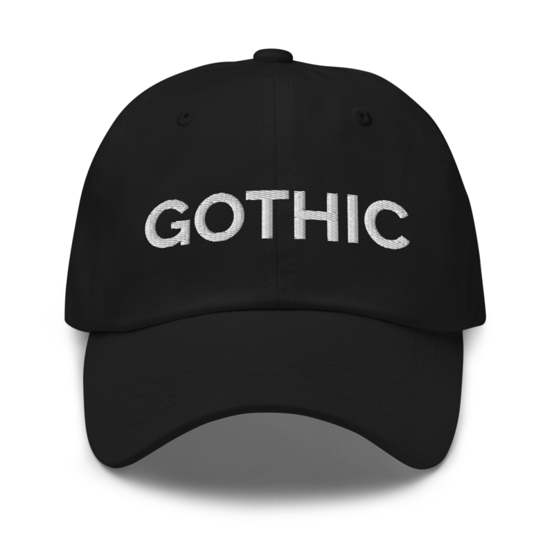 Gothic Hat - Black