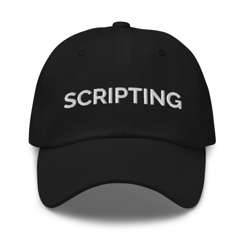 Scripting Hat - Black