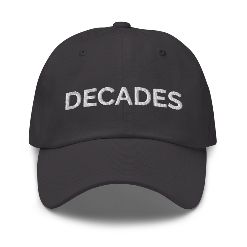 Decades Hat - Dark Grey