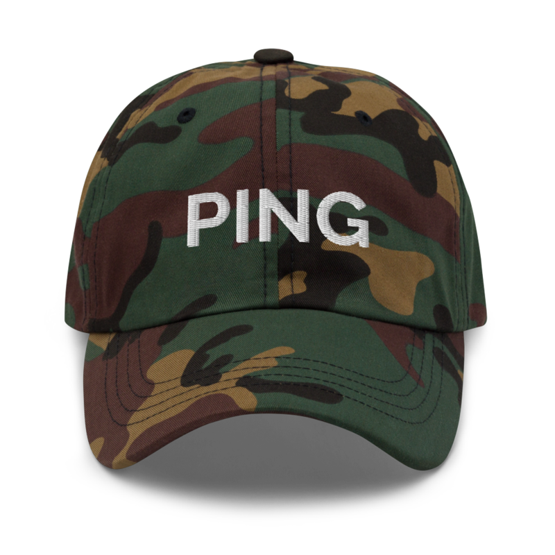 Ping Hat - Green Camo