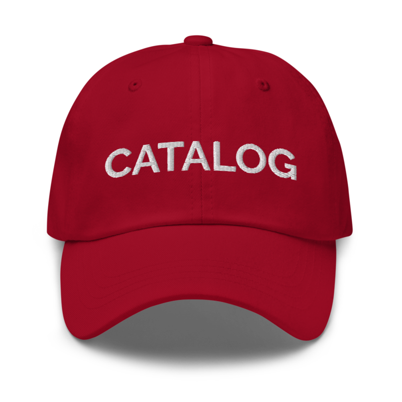 Catalog Hat - Cranberry