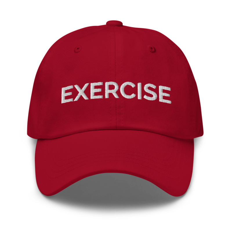 Exercise Hat - Cranberry