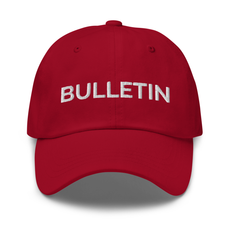 Bulletin Hat - Cranberry