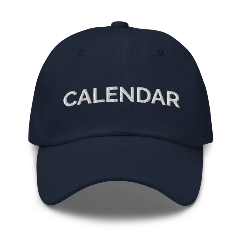 Calendar Hat - Navy