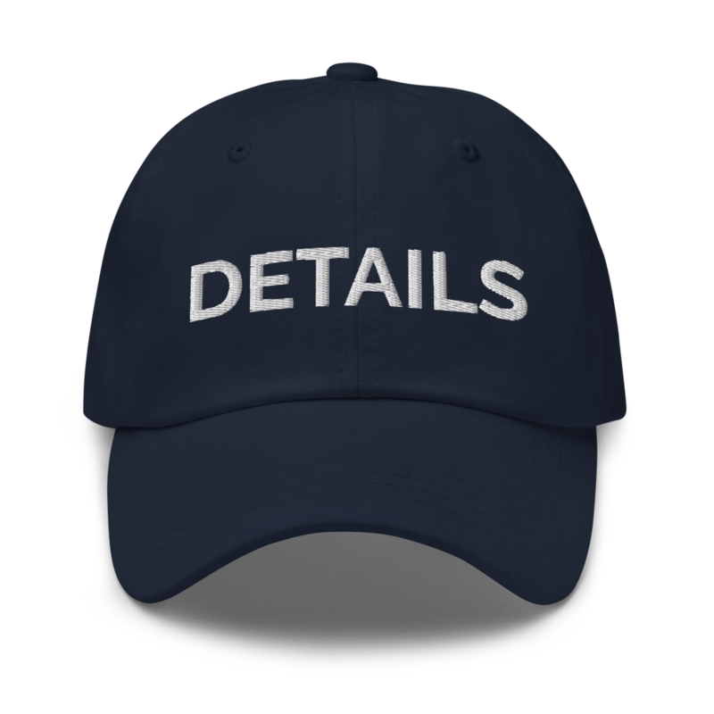 Details Hat - Navy