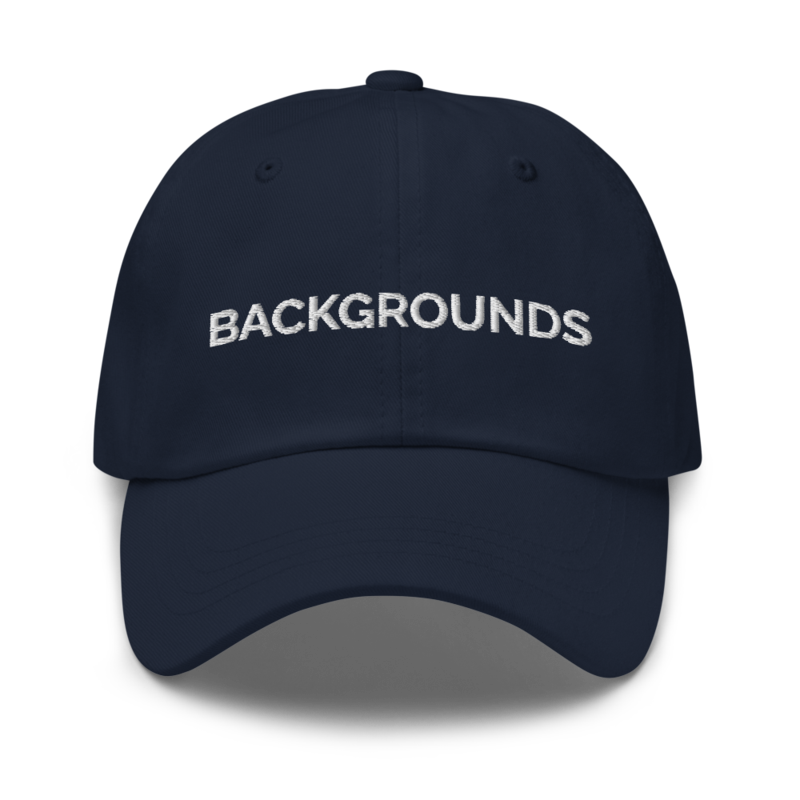Backgrounds Hat - Navy