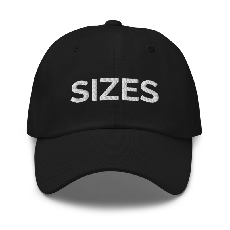 Sizes Hat - Black
