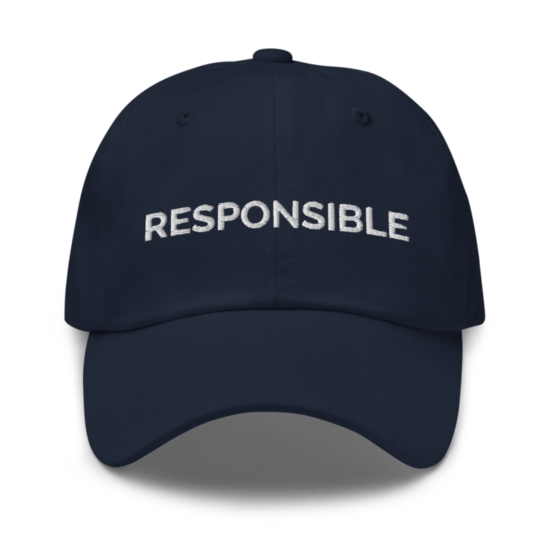 Responsible Hat - Navy