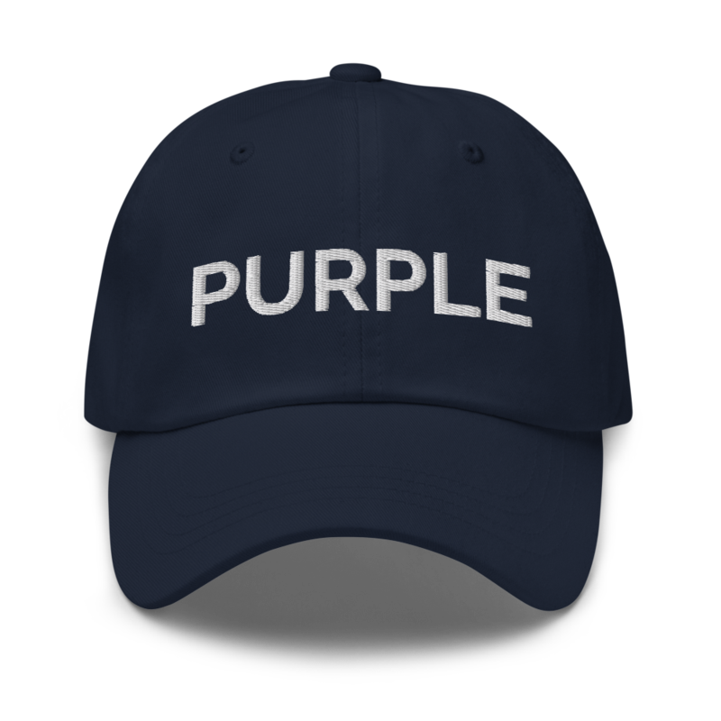 Purple Hat - Navy