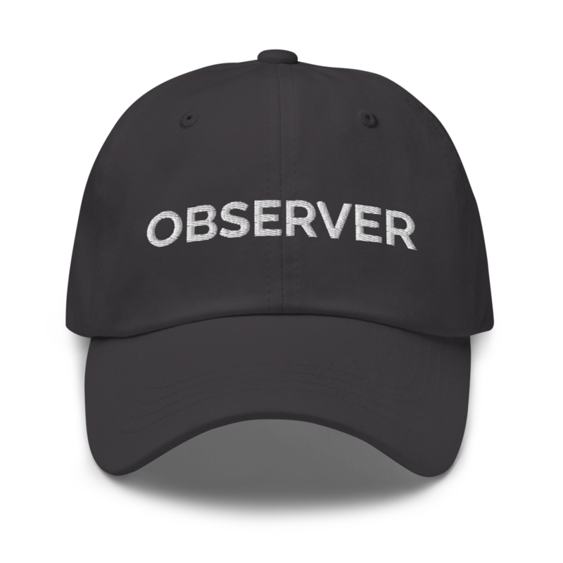 Observer Hat - Dark Grey