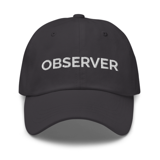 Observer Hat - Dark Grey